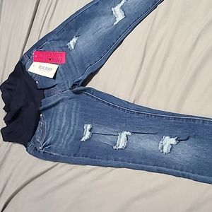 Blue Savvy Maternity Jeans
